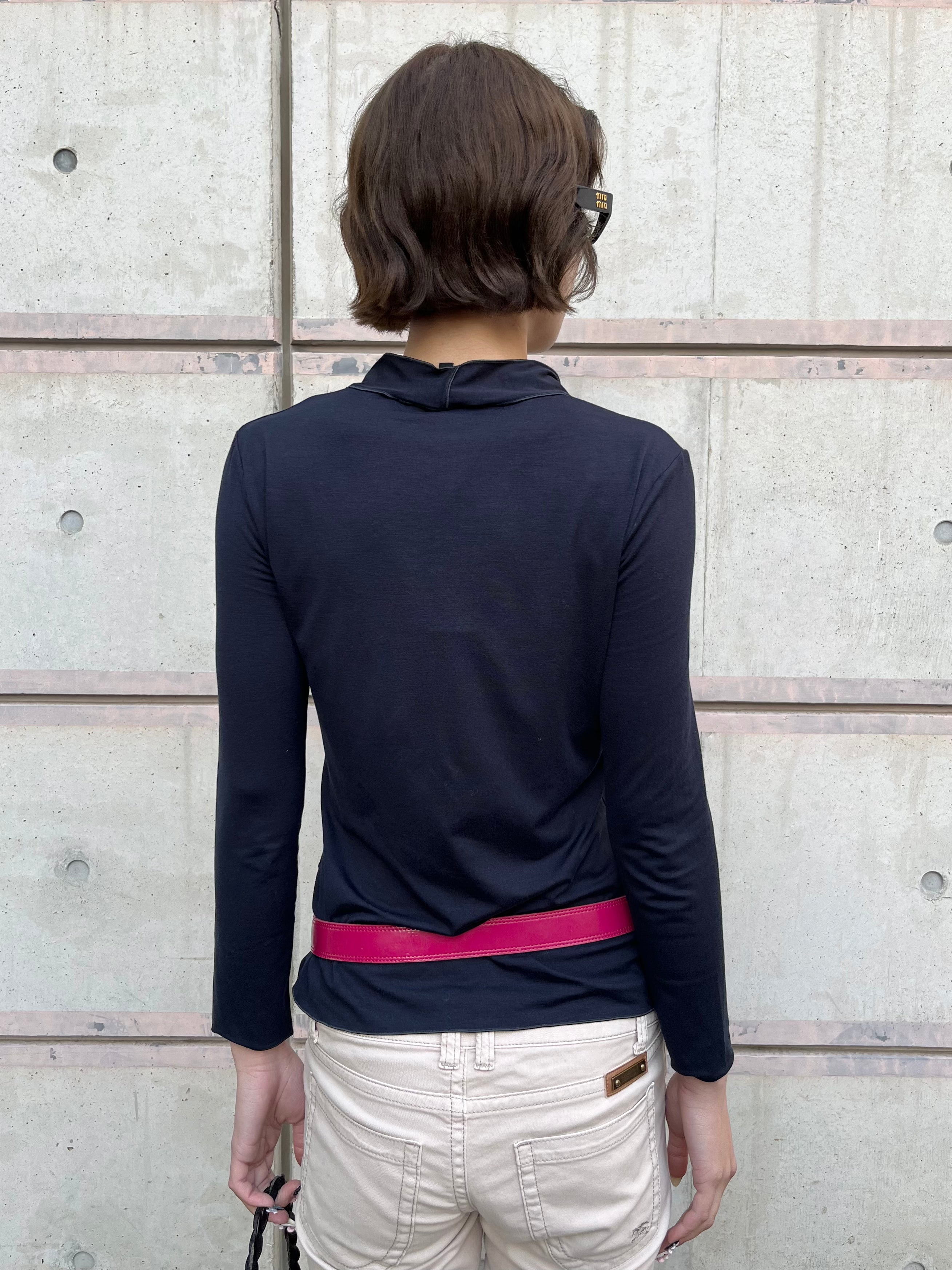 EMPORIO ARMANI navy tops