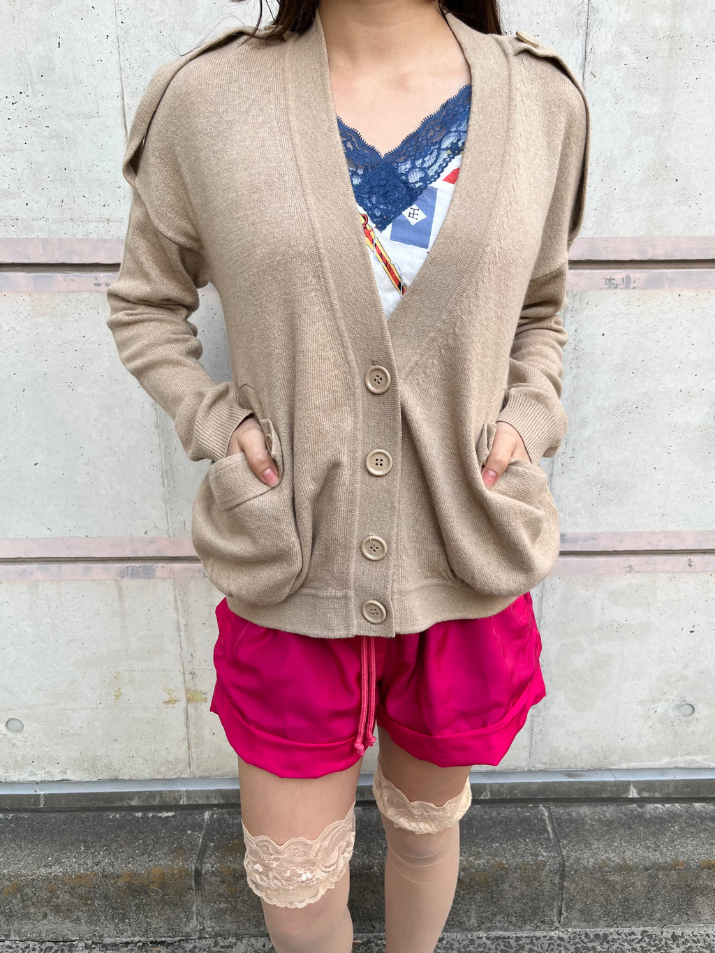 See by Chloe camel cardigan