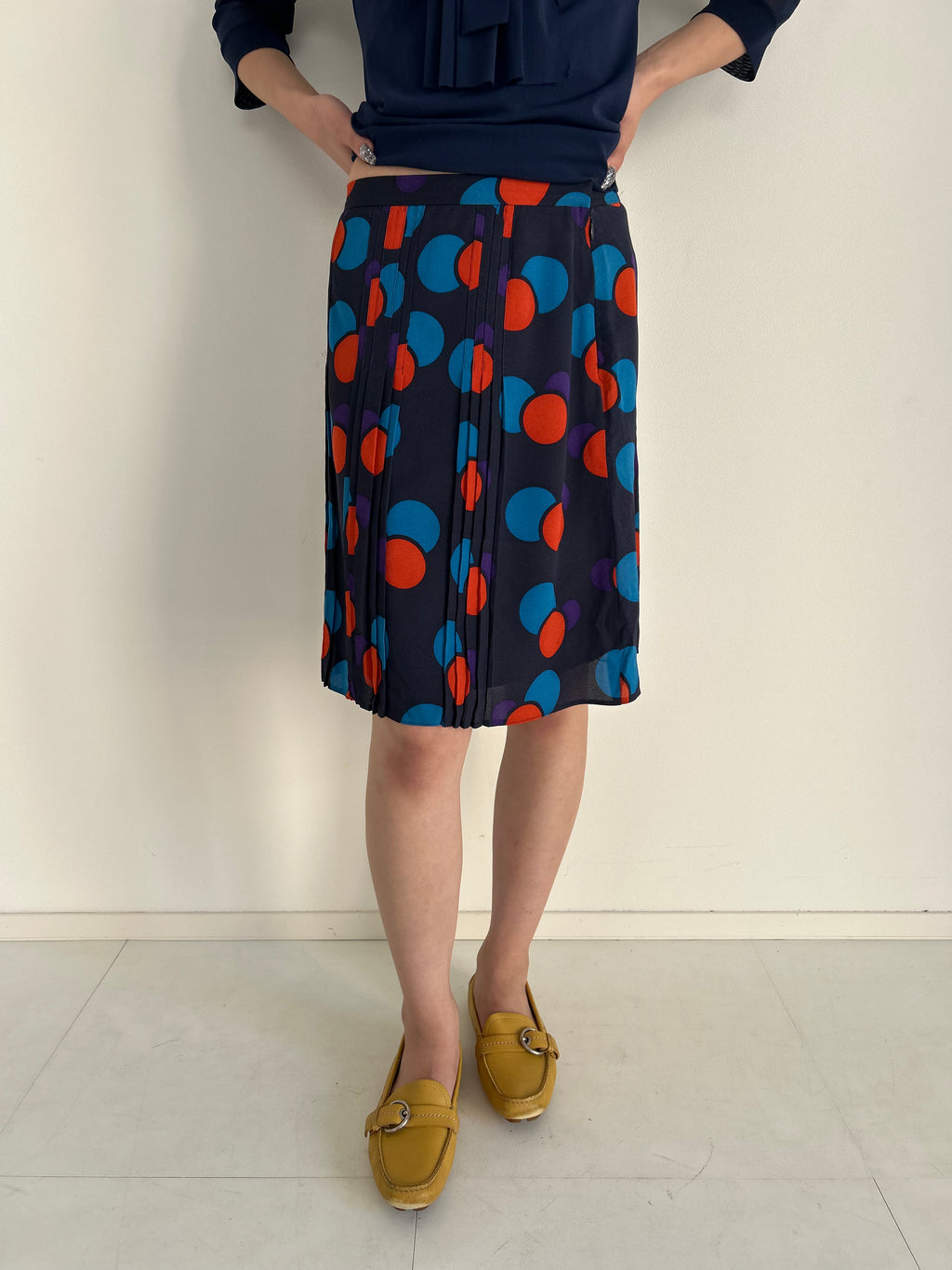 PRADA yellow flat shoes