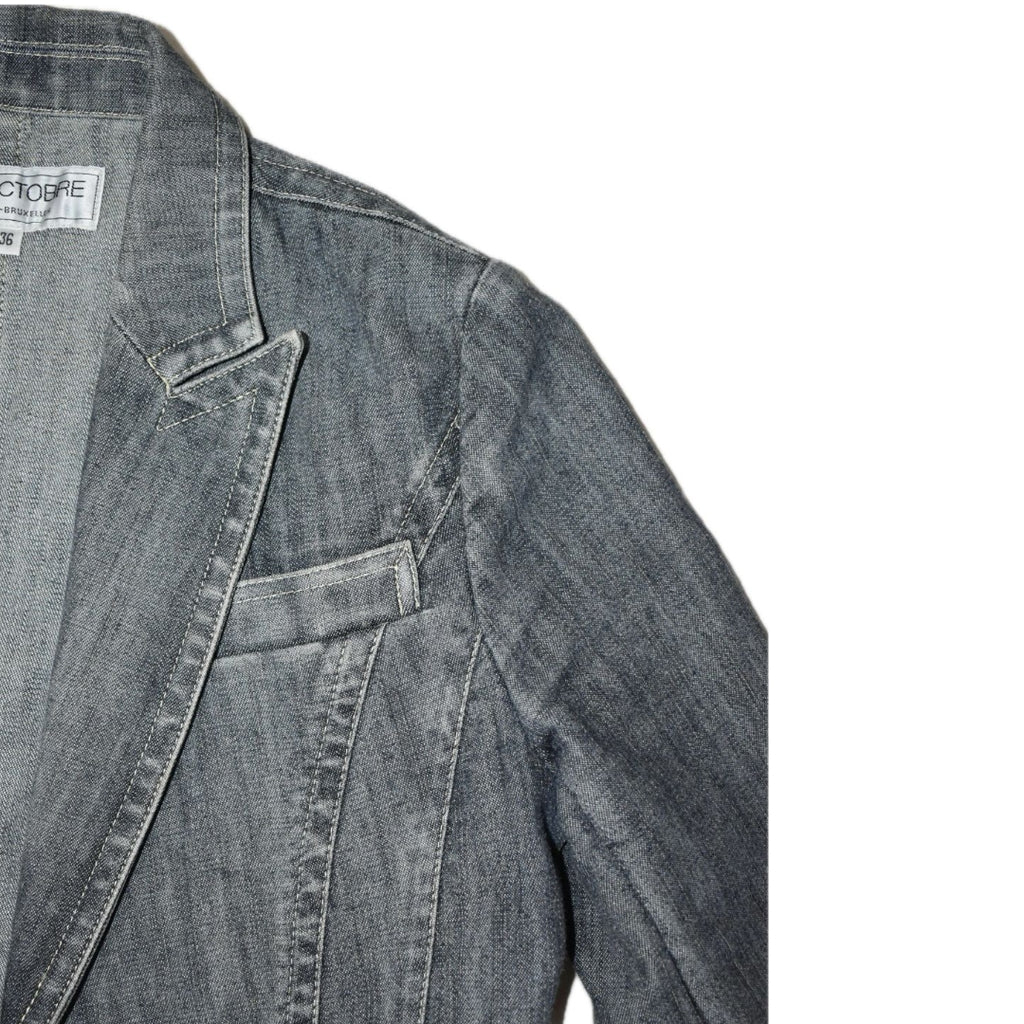 Vintage tailored denim jacket